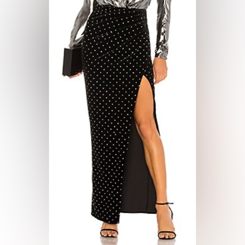 Michael Costello x Revolve Lia Maxi Skirt